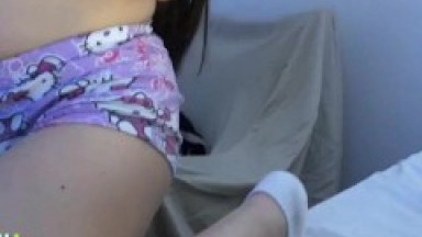 SEXY PAJAMAS 18 YEAR OLD STEPDAUGHTER HAVING FUN WITH ME