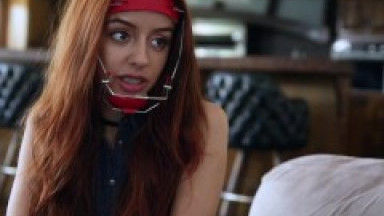 Clumsy Hottie Gets Her Braces Stuck And Asks Her Horny Boyfriend For Help But Gets Pounded Instead