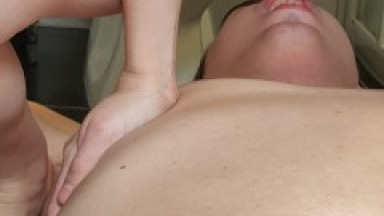 Pissing straight in his mouth