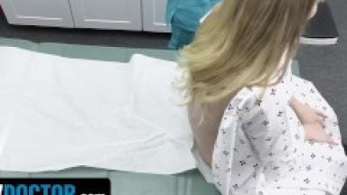 Perv Doctor - Cute Babe Harlow West Gets Used And Fucked In Perv Threesome With Doctor And Nurse