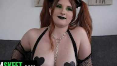 Redhead Plump Goth Slut Gets Her Big Tits Squeezed And Her Juicy Pussy Stretched In A Hardcore Sesh