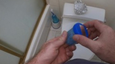 Helping stepson to get a sperm sample with my ass and pussy